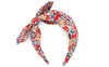 2.5cm Liberty Bow Band Emma Red LB1309