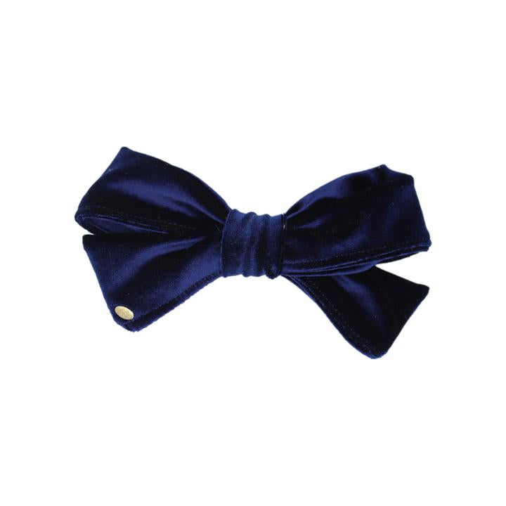 Panache Mia Velvet Bow Navy FG83