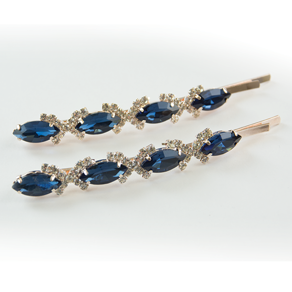 Assorted Hair Clips Navy HC118