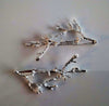 Silver Branch Hair Clips HC147