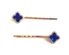 Assorted Hair Clips Gold Royal Rhinestone HC177