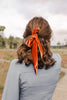 Ruby Willow Consuela Scrunchie with ties Olive Velvet SC307