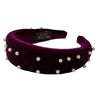 Ruby Willow Pearla Headband - Wine - RW203