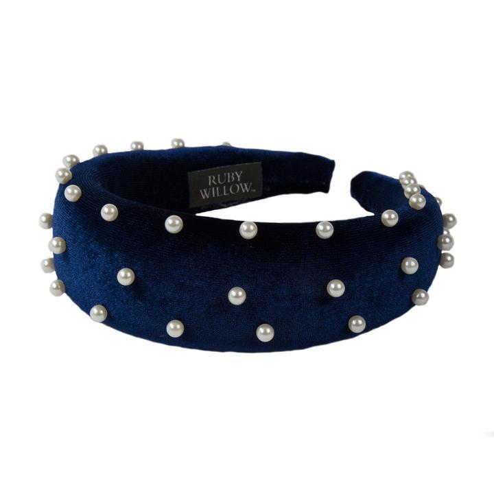 Ruby Willow Pearla Headband Navy RW201