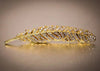 Ruby Willow Jorita Gold Feather Clip AC130