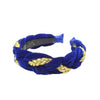 Ruby Willow Kyria Headband Royal/Gold RW302