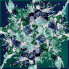 Lavinia Jewel splash green/navy  LA584-3 90cm