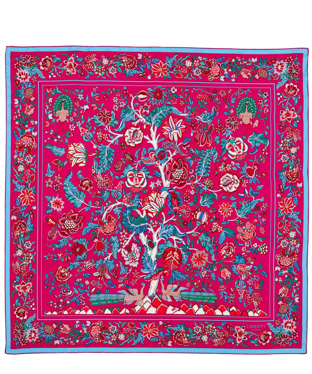 Liberty Tree of  Life dk pink  LB26-2 90cm