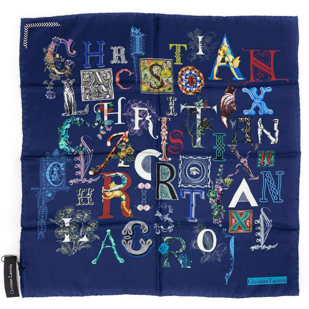 Christian Lacroix Do You Speak Lacroix deep blue CL243-3 70cm