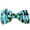 3 Layered bow 8" turquoise PT419