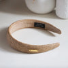 Ruby Willow Oceana Woven Headband Camel RW603