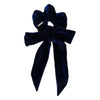 Ruby Willow Consuela Scrunchie with ties Navy Velvet SC303