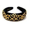 4cm Versailles Headband Gold SS2300