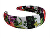 Panache 4cm Padded Band Black/White/Floral SS547