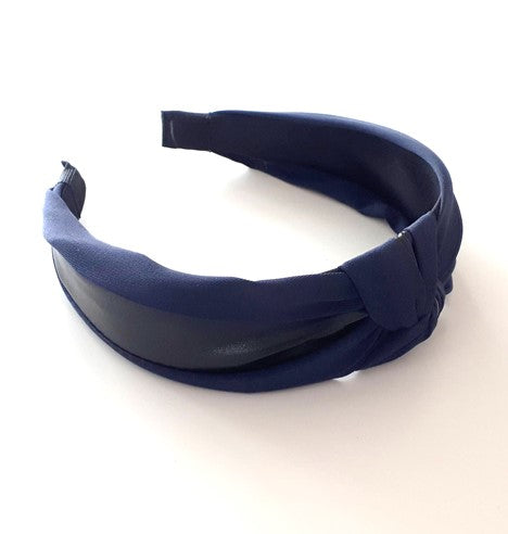 Navy Knot Headband VB103