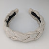 Linen Braided Headband Natural VB307