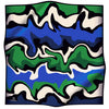 Vissona Abstract Waves Blue VS14278-1 90cm