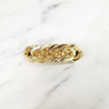 Chain Circle Barrette Gold AC981