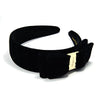 Panache 4cm Velvet Buckle Band Black SS525